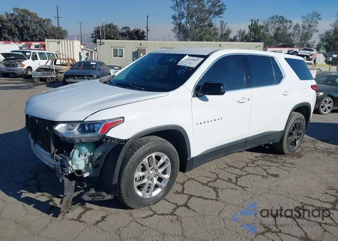 2020 Chevrolet Traverse Ls из США, поврежденный, VIN 1GNERFKW0LJ117289